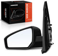 A-Premium Pair (2) Driver and Passenger Side Power Door Mirror - Compatible with Nissan Sentra 2007-2012 - Non-Heated Non-Folding Black Outside Rear View Mirror - Replace# 96302ET01E