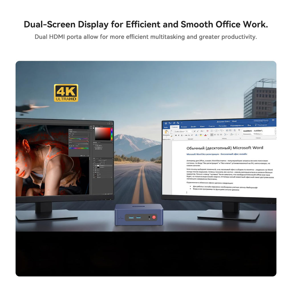Beelink SER3 with AMD Ryzen 3 3200U, 8GB DDR4, 480GB NVMe M.2 SSD,Dual Display via HDMI 4K@60Hz Output, WiFi5, BT5.0, 1000M LAN, W-11 pro Gaming Office Mini Computer