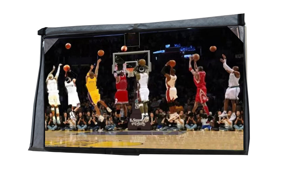 Outdoor 22”-24“-26" TV Set Cover,Scratch Resistant Liner Protect LED Screen Best-Compatible with Standard Mounts and Stands (Beige)