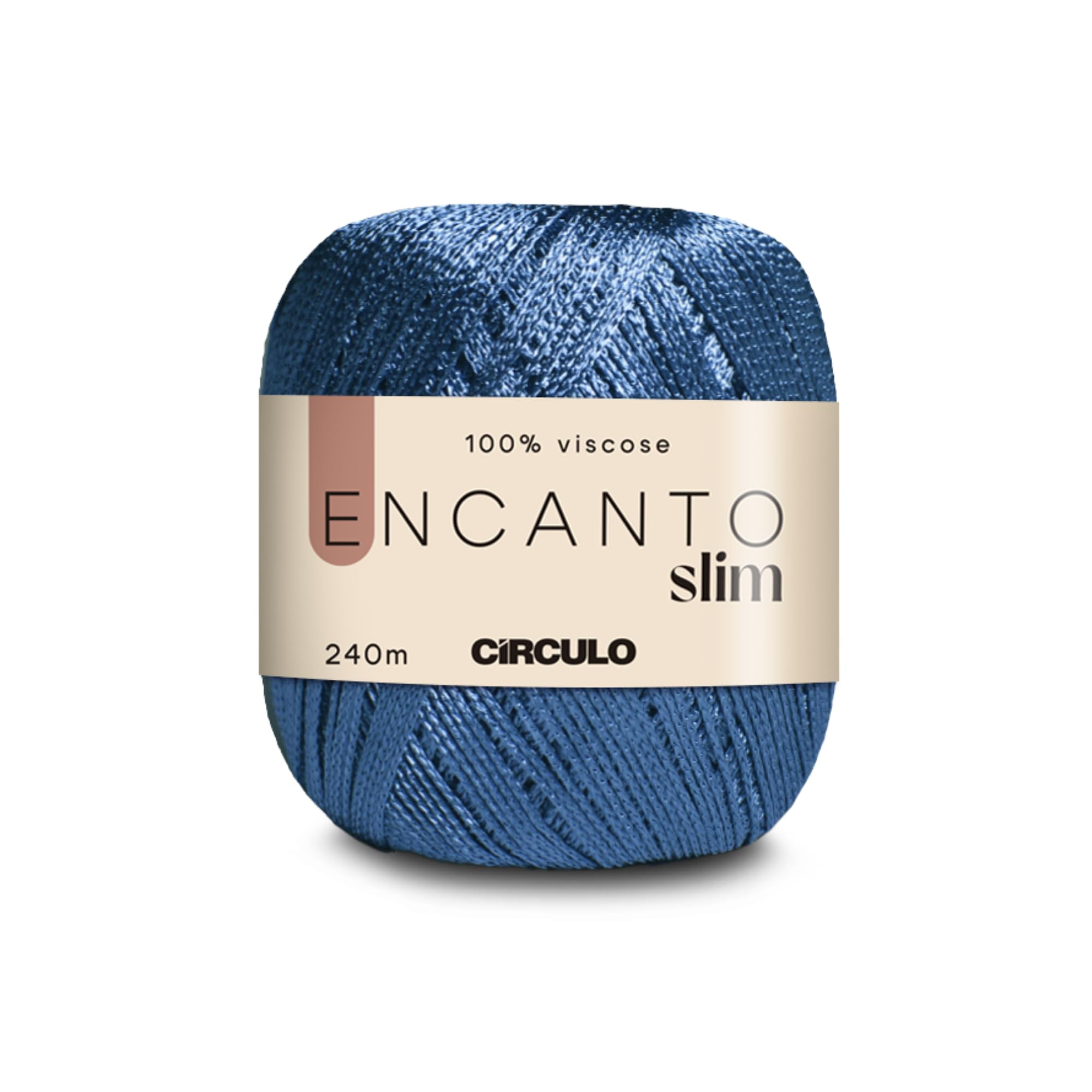 CIRCULO Encanto Slim Roll Yarn 100% Viscose - Luxury & Shine - Sport Weight Yarn - 262 yds, 3.52 oz - Color 1289 - Canary