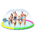 VISTOP 67" Non-Slip Splash Pad for Kids and Dogs, Thickened Sprinkler Pool for Toddlers, Outdoor Backyard Water Toys, Fun Fountain Play Mat for Babies, Children & Pets Blue