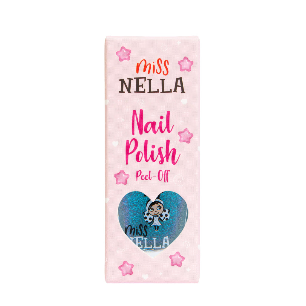 MISS NELLA ABRACADABRA – Safe Special sparkly pink Nail Polish for Kids, Non-Toxic & Odor Free Formula for Children and Toddlers, Natural Water Based for Easy Peel Off (Abracadabra)