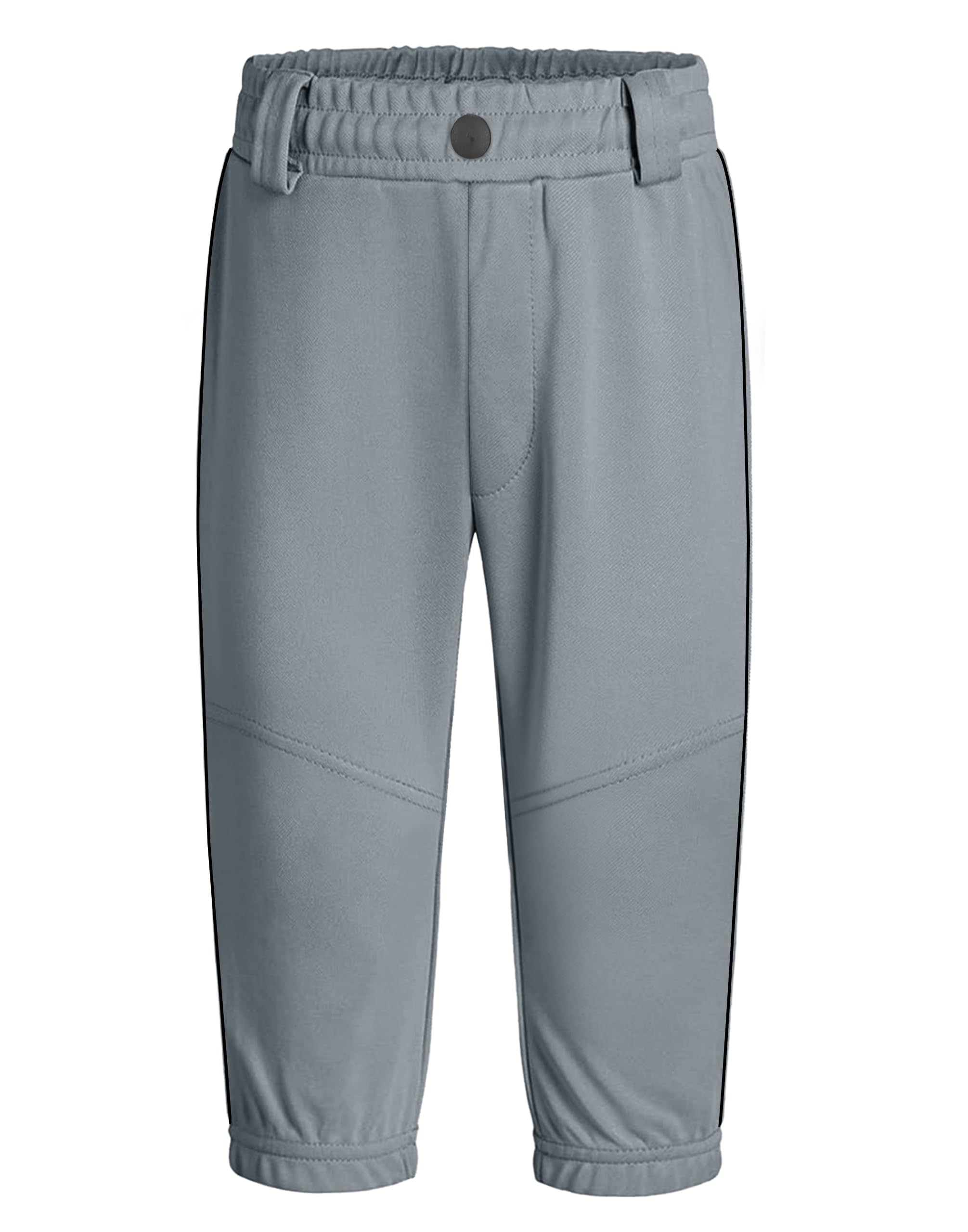 MIVEI 2T 3T 4T 5T to Youth Toddler Boys Knicker Baseball Pants Kids Tball Pants Gilrs Softball Practice Pant Pocket Belt Loop