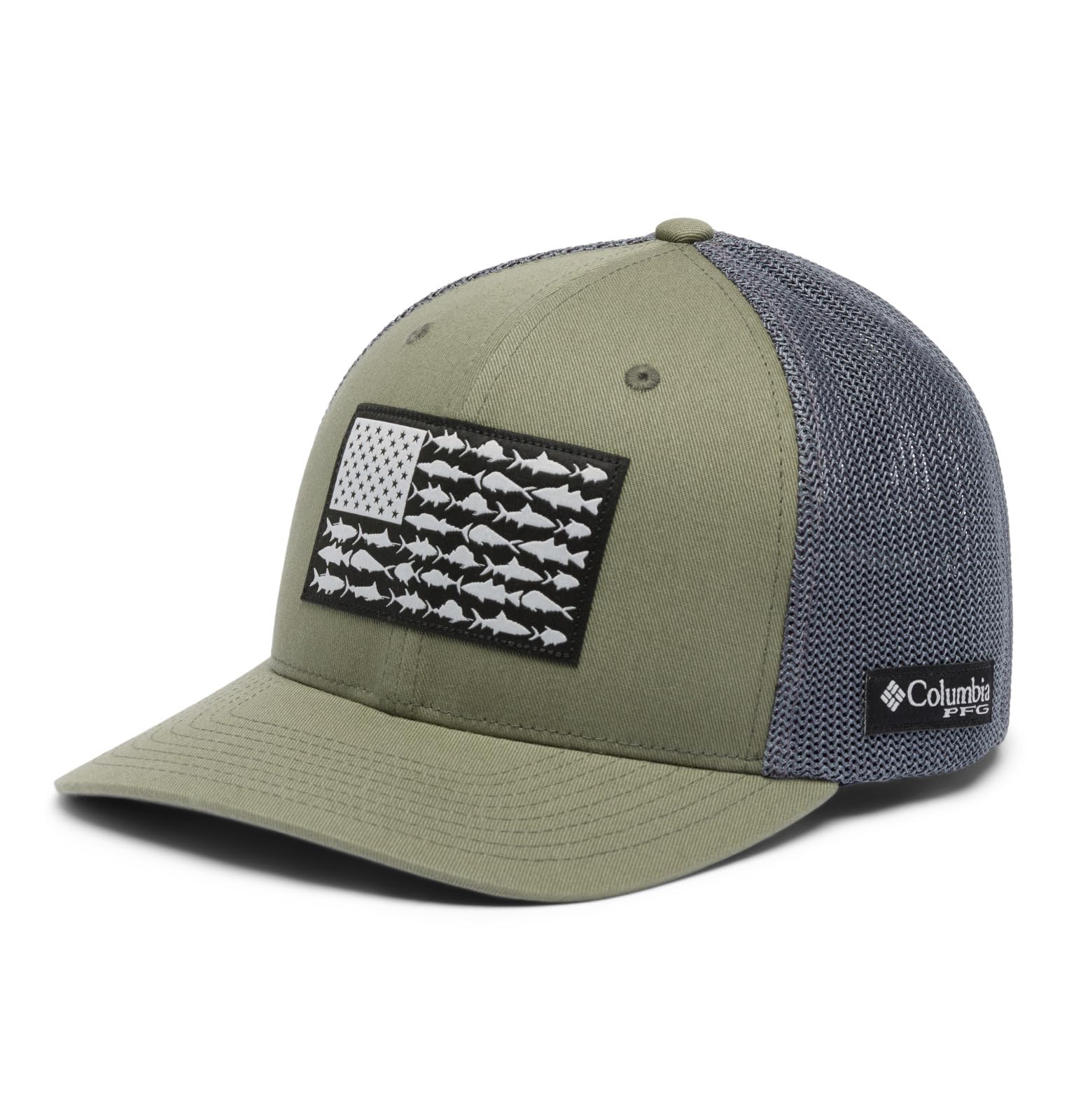 Columbia Unisex Adult PFG Logo Mesh Ball Cap