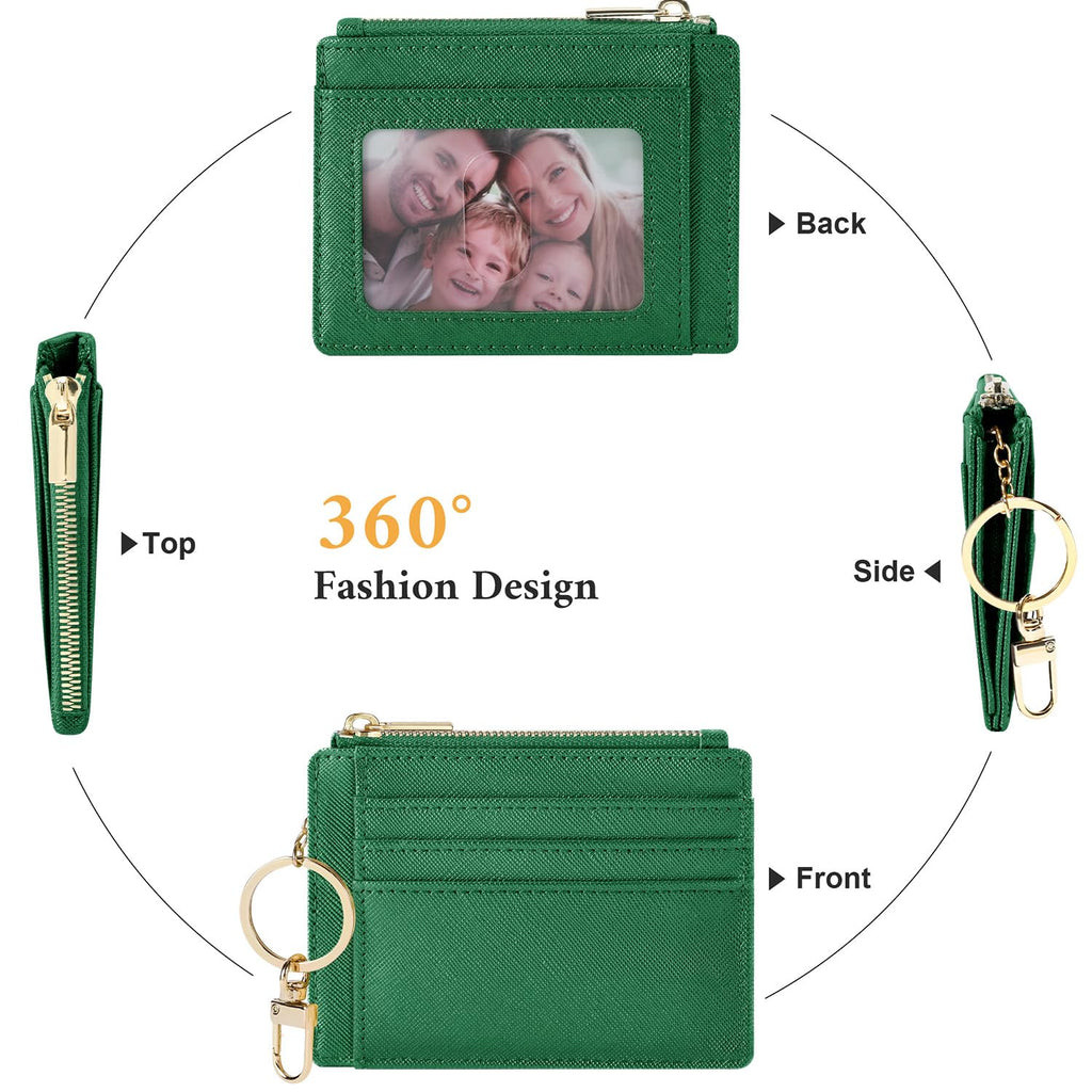 Sodsay Card Case Slim Front Pocket Wallet for Women Credit Card Holder with Keychain | Slim, Credit Card Holder, Front Pocket, with Keychain | Slim