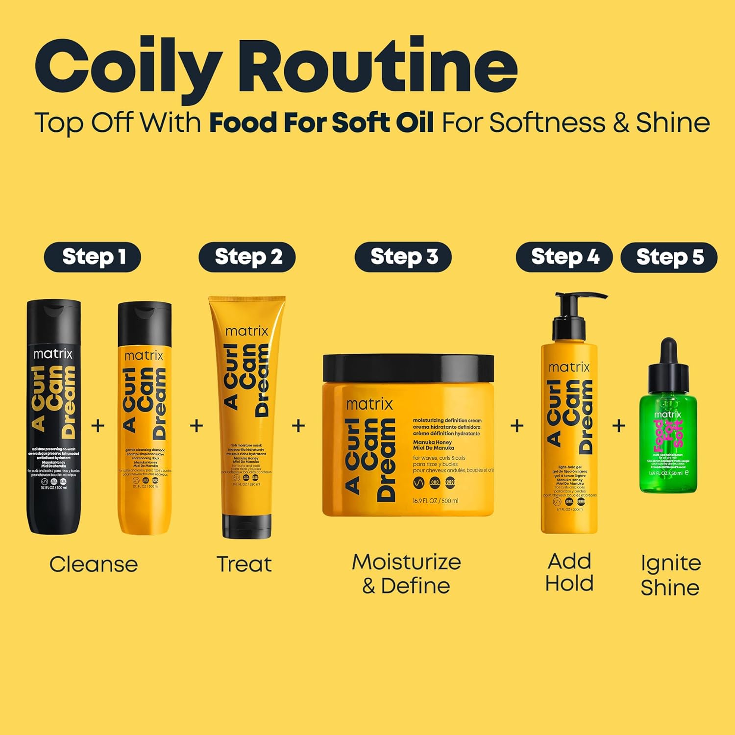 Matrix A Curl Can Dream Light Hold Gel For Curly, Coily, & Wavy Hair - Controls Frizz and Defines Curls Without Flaking or Crunch, Silicone, Sulfate & Paraben-Free, Salon Styling Gel