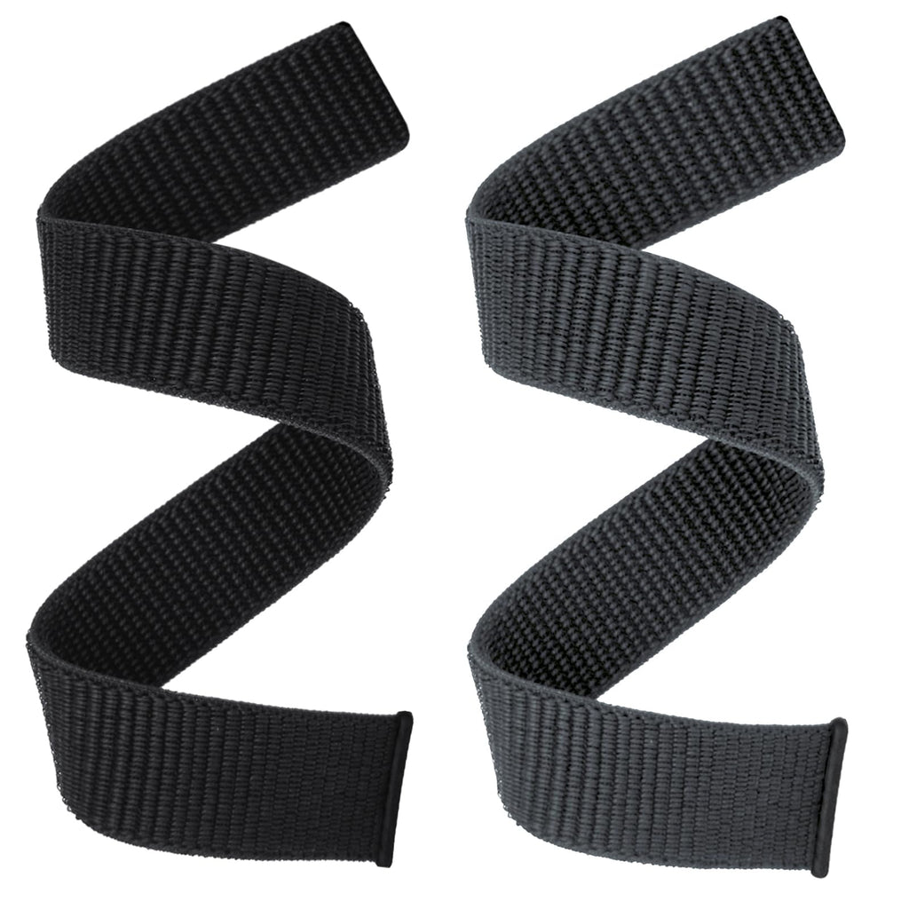 Abanen Hook and Loop Quick Dry Watch Band for Fenix 8 47mm/ epix Pro 47mm / Fenix 7/6/5, 22mm Woven Nylon Ultralight Sport Wristband Strap for Garmin Instinct 2, Instinct 3 45mm