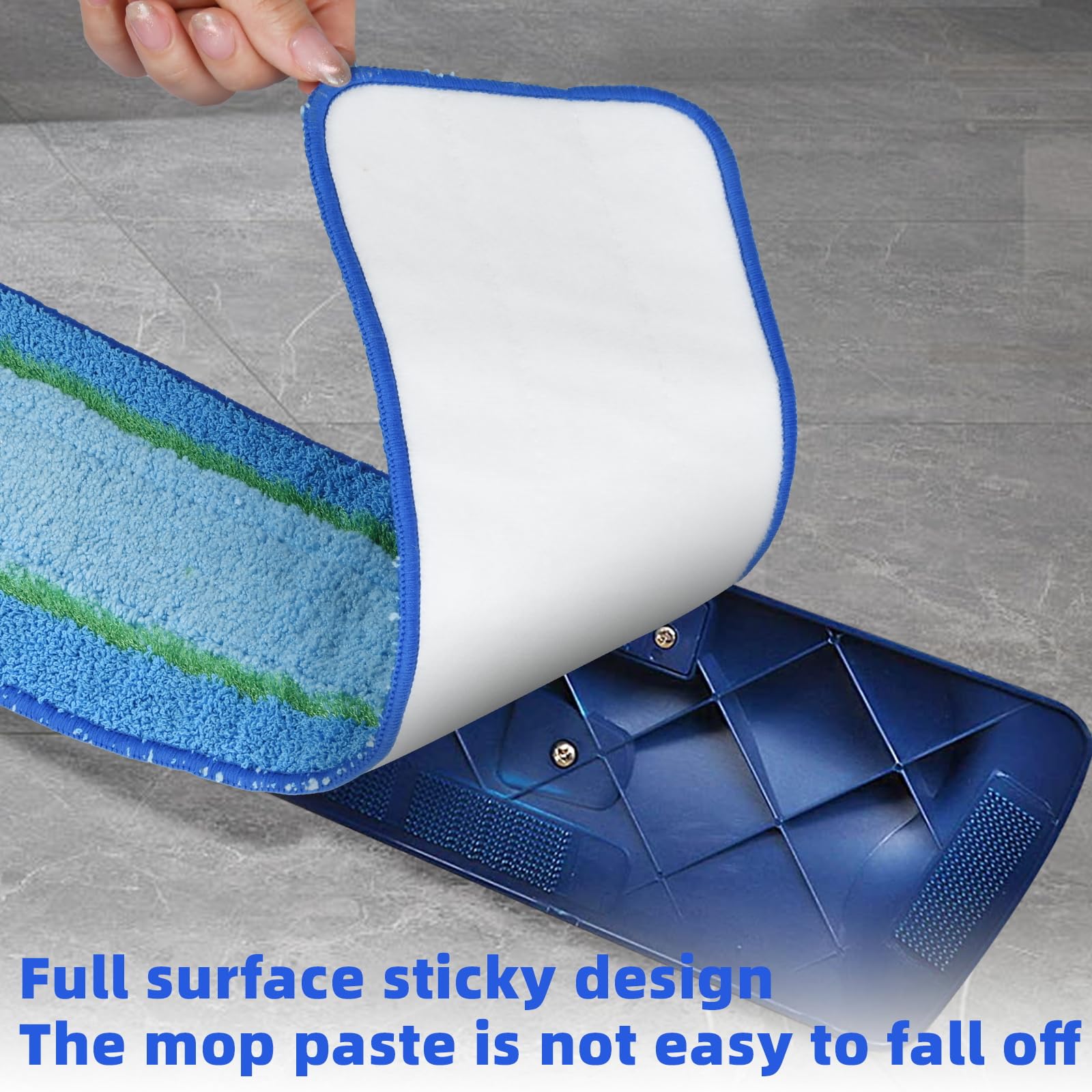3 Pack Deep Clean Pads for Bona Family of Mops | Washable & Reusable Microfiber Cleaning Pad for Hardwood and Multi-Surface
