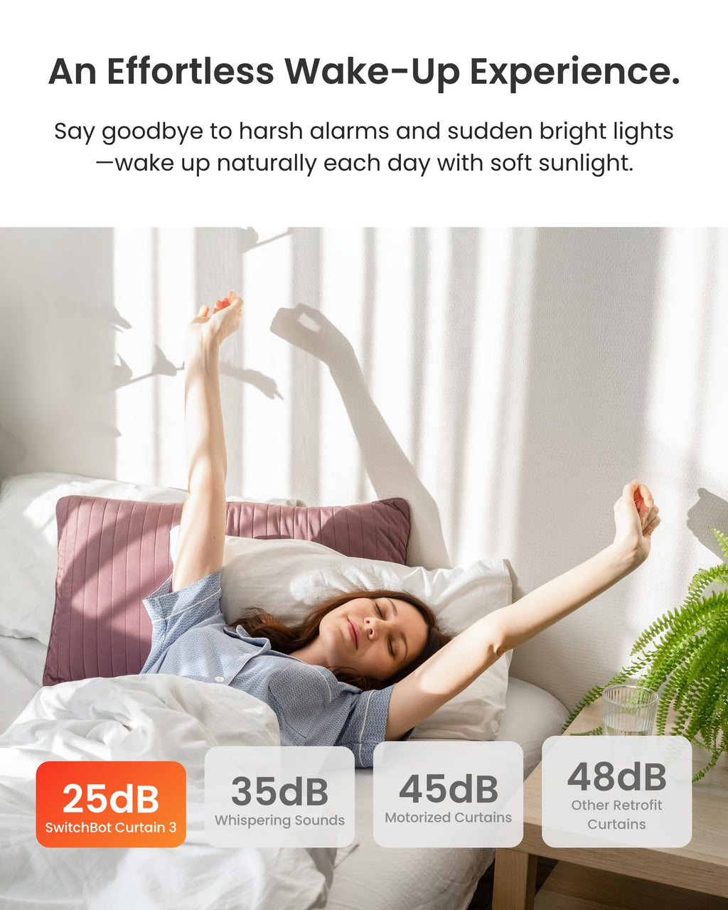 SwitchBot Smart Automatic Curtain Opener 2 Packs with Hub3 - Bluetooth Remote Control with App/Timer, High-Performance Motor, Unlimited Power, Add Hub to Compatible with Alexa, Google Home, HomeKit