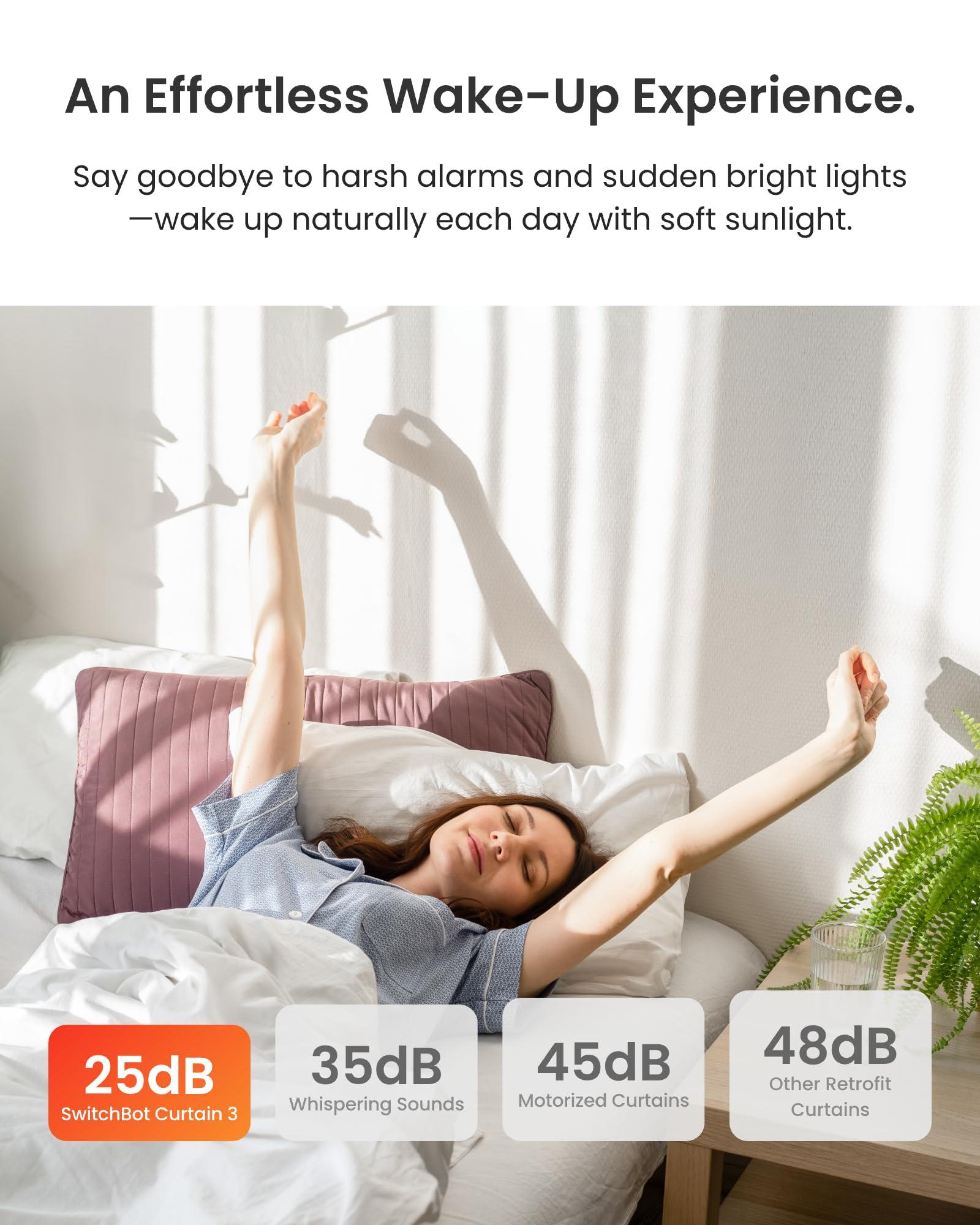 SwitchBot Smart Automatic Curtain Opener 2 Packs with Hub3 - Bluetooth Remote Control with App/Timer, High-Performance Motor, Unlimited Power, Add Hub to Compatible with Alexa, Google Home, HomeKit