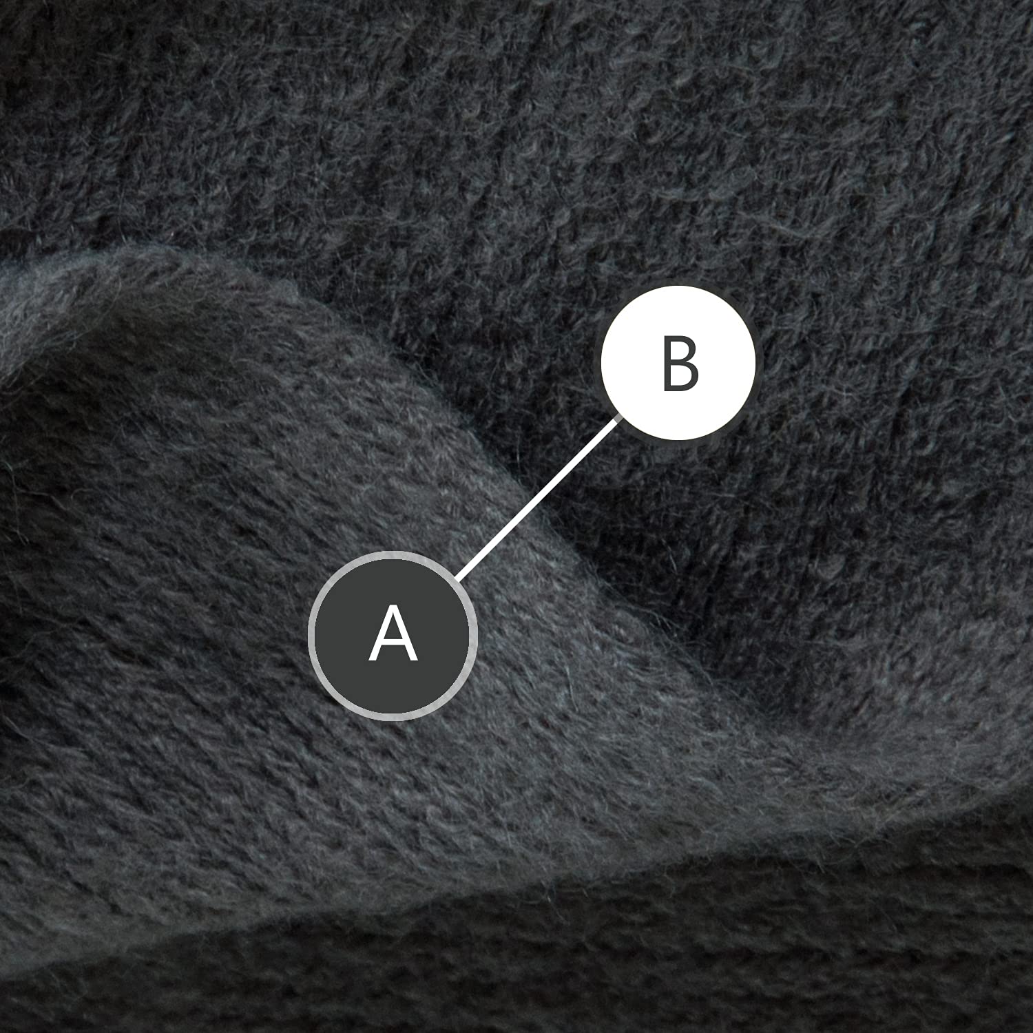 NTBAY Acrylic Knitted Throw Blanket, Lightweight and Soft Cozy Decorative Woven Blanket with Tassels for Travel, Couch, Bed, Sofa, 51x67 Inches, Grey Wave