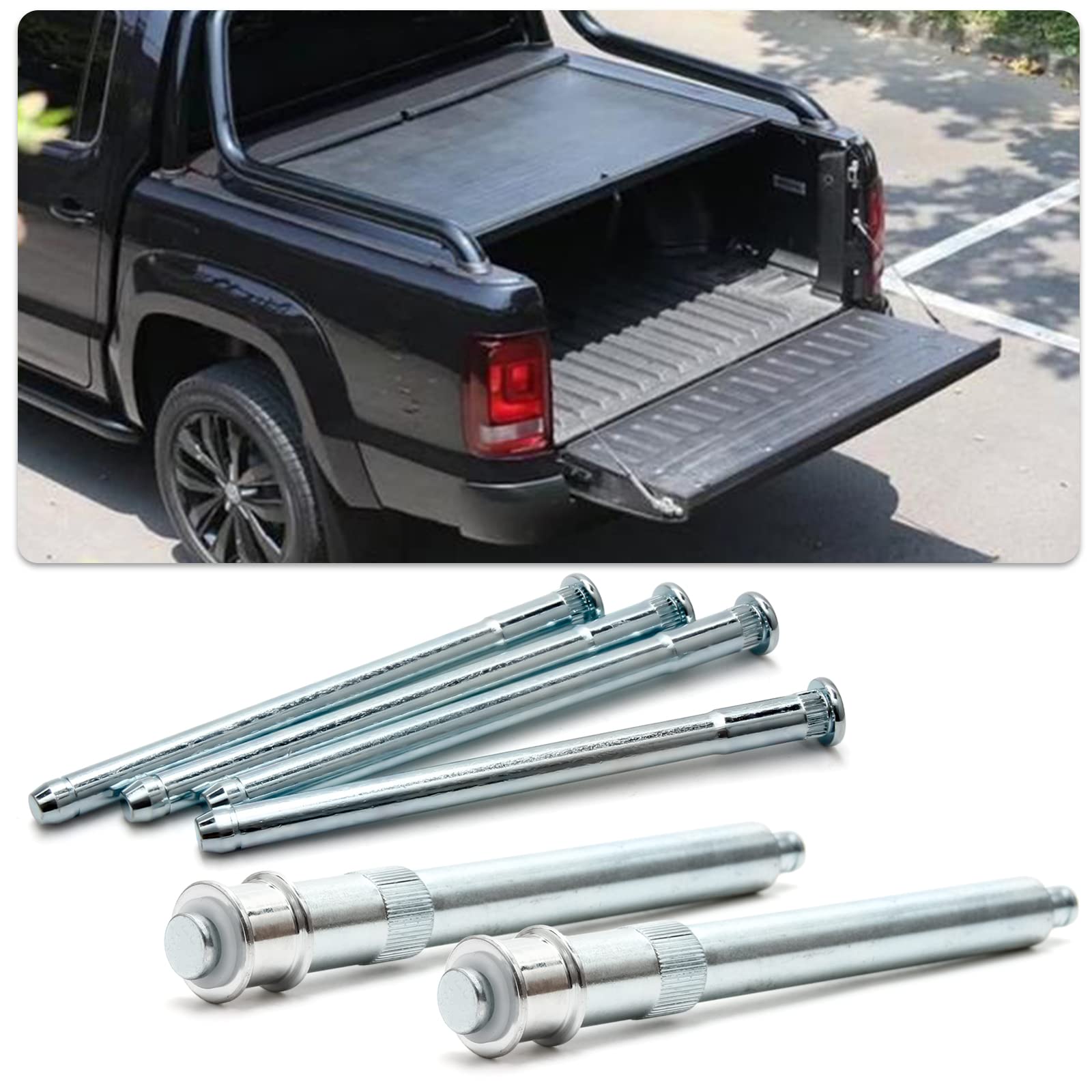 Door Hinge Pin and Bushing Kit Hinge with Pin LEDAUT Replacement for Ford F150-F350 Bronco SUV