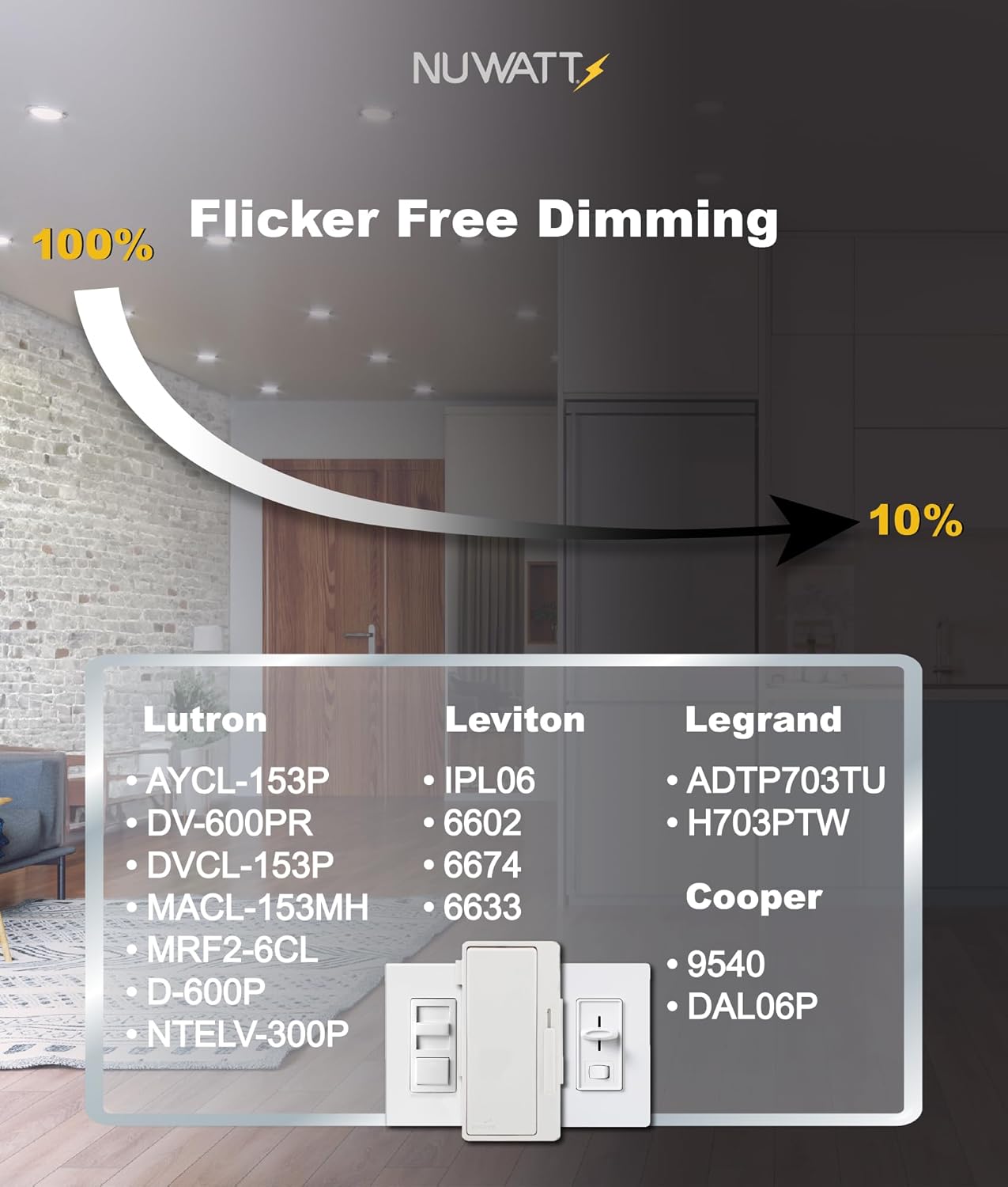 NUWATT 12 Pack, 4 Inch Recessed Lighting LED, Selectable CCT 2700K/3000K/3500K/4000K/5000K, 630LM, 9W, IC Rated, Dimmable, Canless Lights with Junction Box, ETL and Energy Star Certified, Black Trim