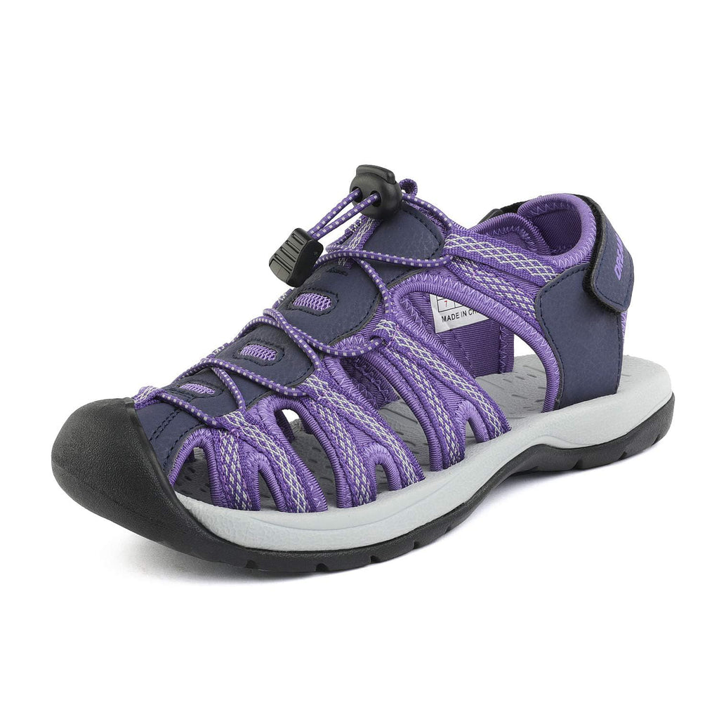 DREAM PAIRS Womens Closed Toe Hiking Summer Outdoor Sport Athletic Sandals