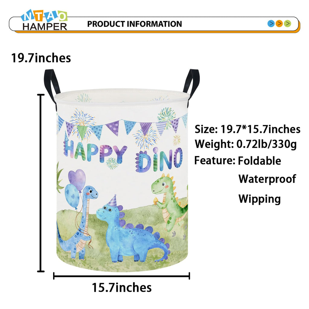 NTAOHAMPER Laundry Hamper, Laundry Basket, Waterproof Storage Bin for Bedroom, Clothes Organizer Basket, Books Box, Room Decor(Animal)