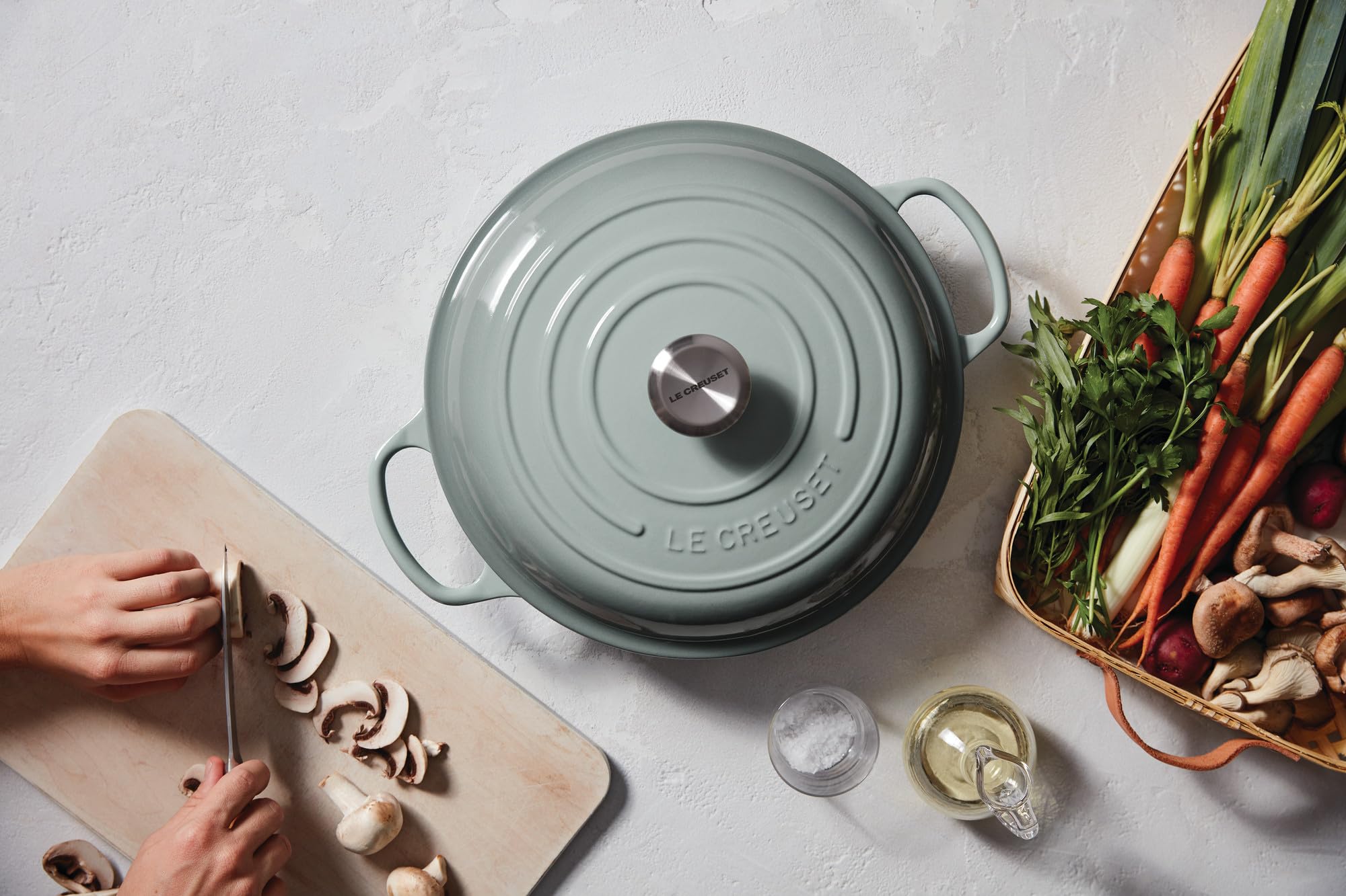 Le Creuset Enameled Cast Iron Signature Braiser, 3.5 qt., Artichaut