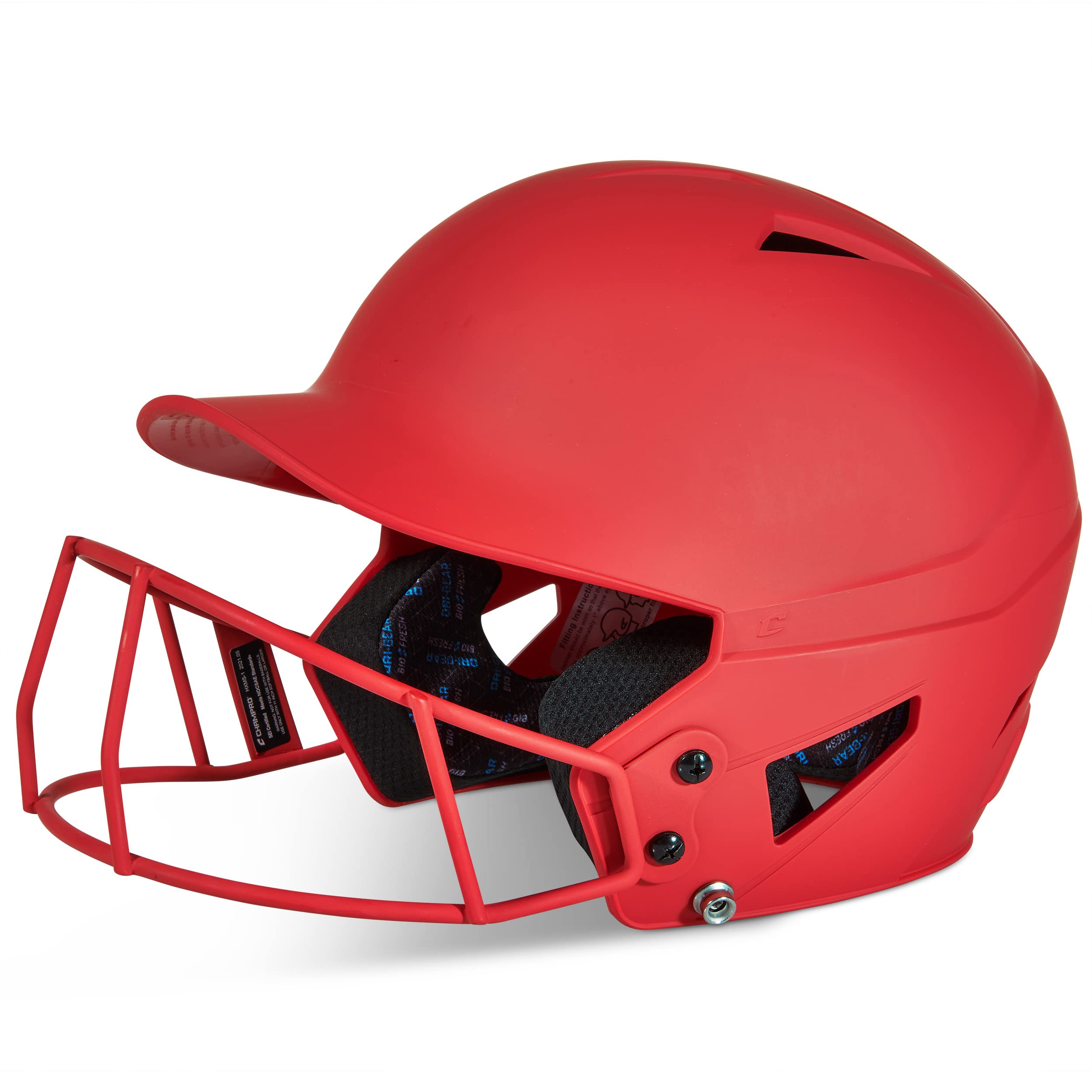 Champro HX Rise Fastpitch Batting Helmet with Facemask