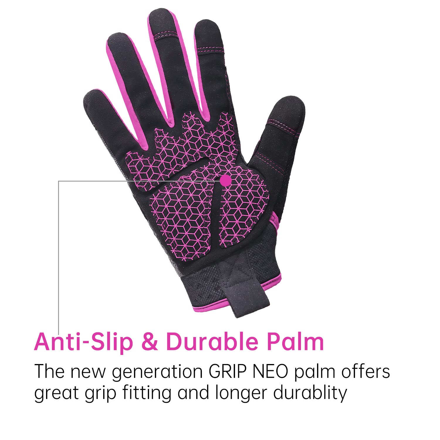 AIGEVTURE Safety Work Gloves Mens & Women, Light Duty Mechanic Gloves Touch Screen, Gardening Work Gloves with Grip,High Dexterity