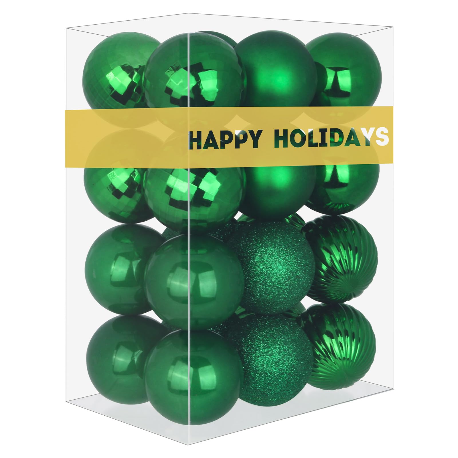 Bubblegun Pink 1.6" Small Christmas Balls Christmas Tree Decoration Ornaments Shatterproof Hanging Balls for Birthday Halloween Holiday Wedding Decorations Set of 12pcs