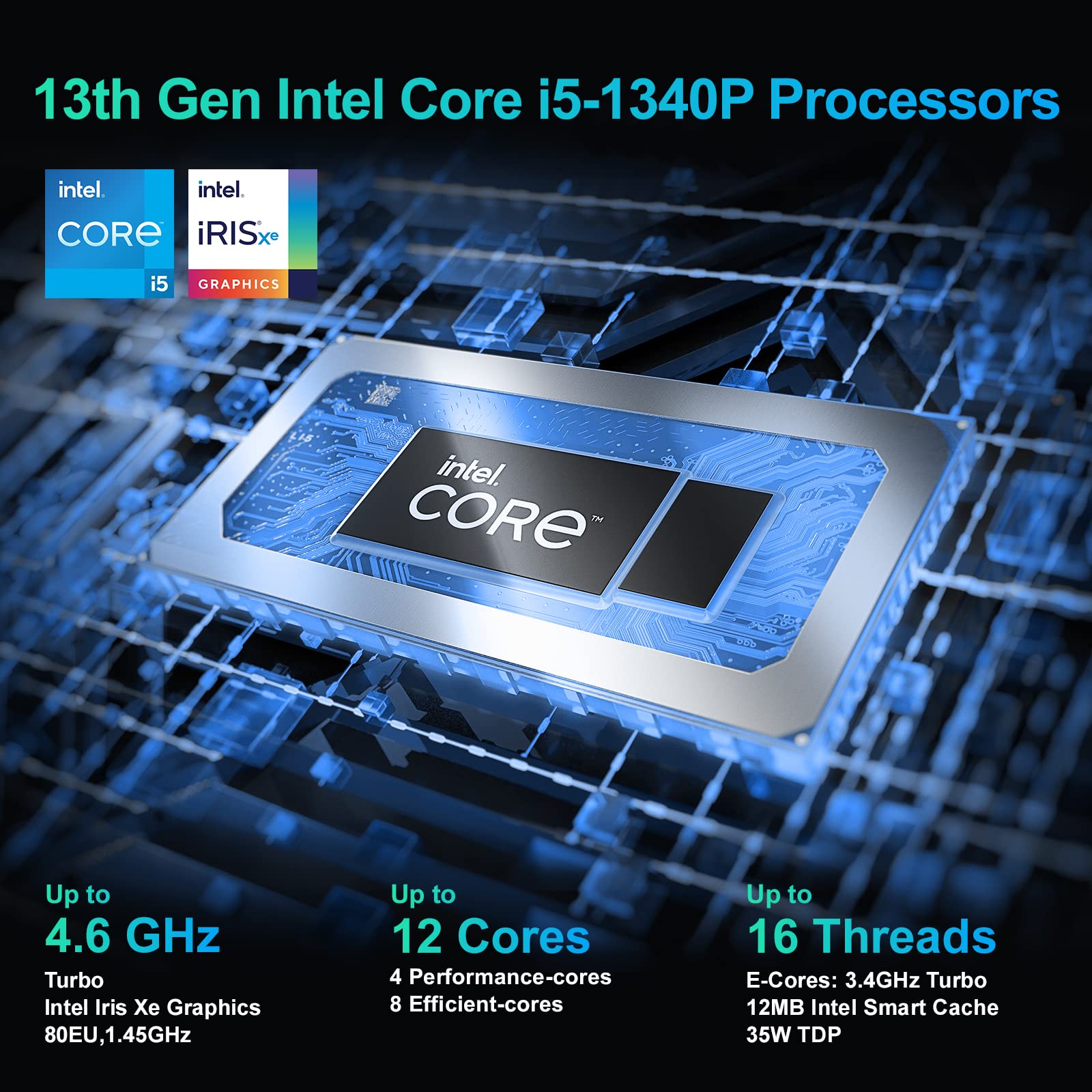 Intel NUC 11 NUC11PAHI5 Panther Canyon Mini PC, Core i5-1135G7, 16GB RAM, 512GB SSD, Mini Computers Windows 11 Pro for Business Home Office, Support 8K/Wifi 6/4K Quad Display/Bluetooth 5/Thunderbolt 3