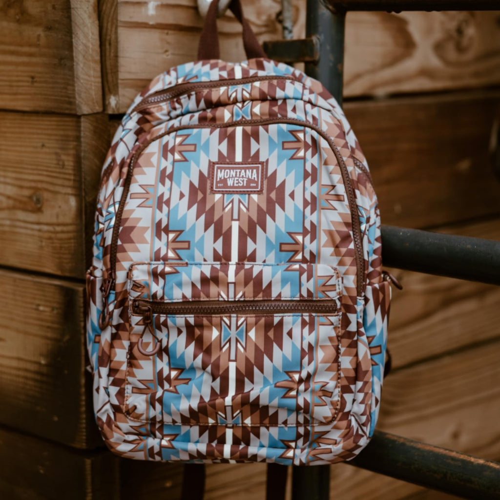 Montana West Backpack Purse for Women Western Aztec Backpack Purse Lightweight Casual Daypack for Travel
