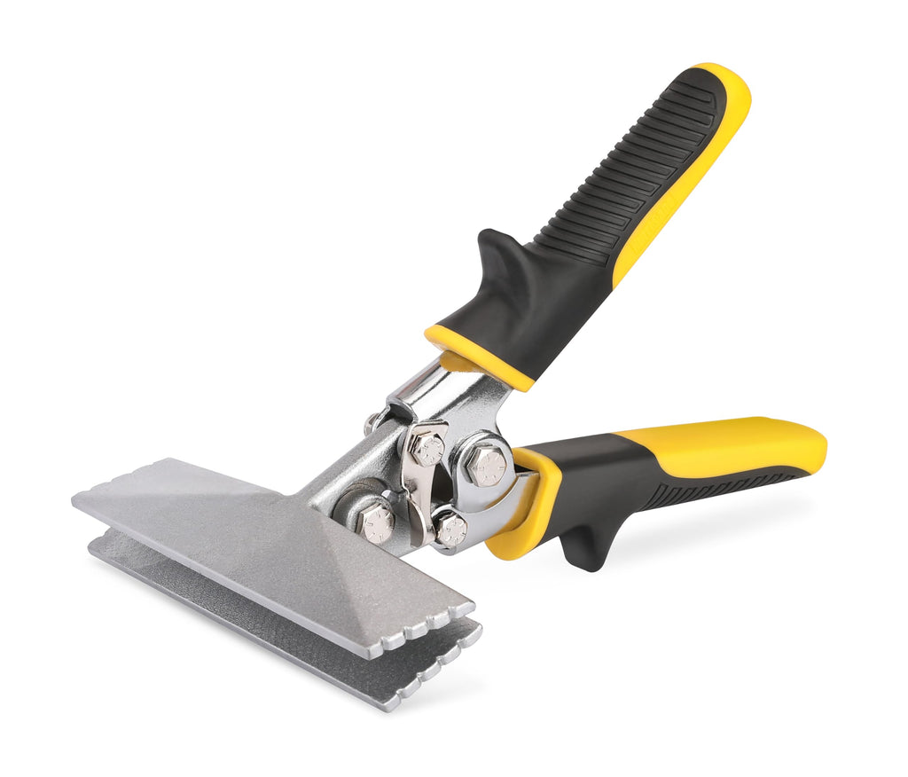 HURRICANE 3inch Sheet Metal Hand Seamer, Heavy Duty Bender for Metal Flattening, Precision Duckbill Pliers and Sheet Metal Tongs, Ideal for HVAC Projects, Ergonomic Straight Flat Smooth Jaw