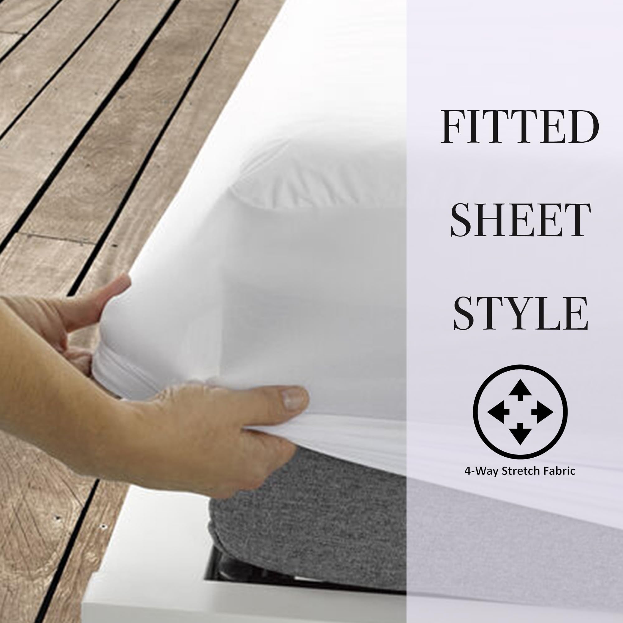 Arctic Chill Mattress Protector, Protect-A-Bed, Waterproof, 5-Sided, Twin