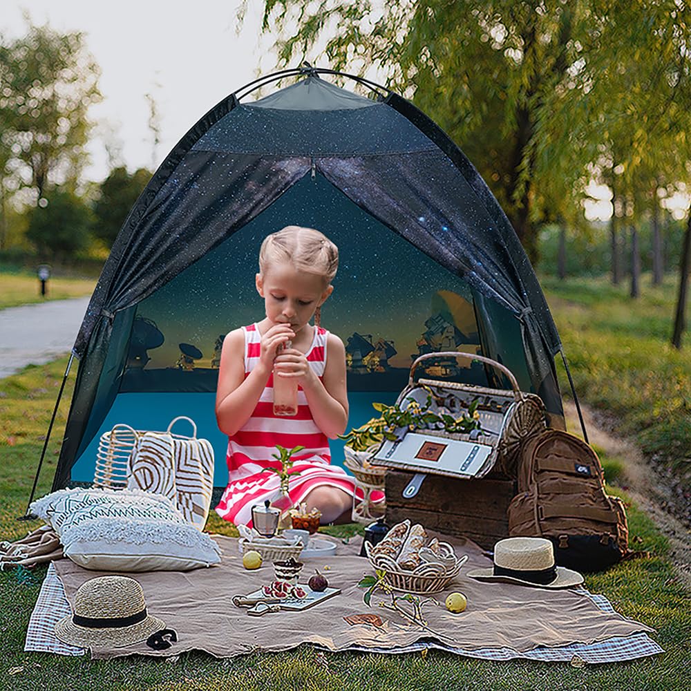 Mnagant Kids' Alpaca Tent - Fun Pop-Up Playhouse for Boys and Girls - Easy Setup, Indoor/Outdoor Adventure Tent - 47" x 47" x 43"