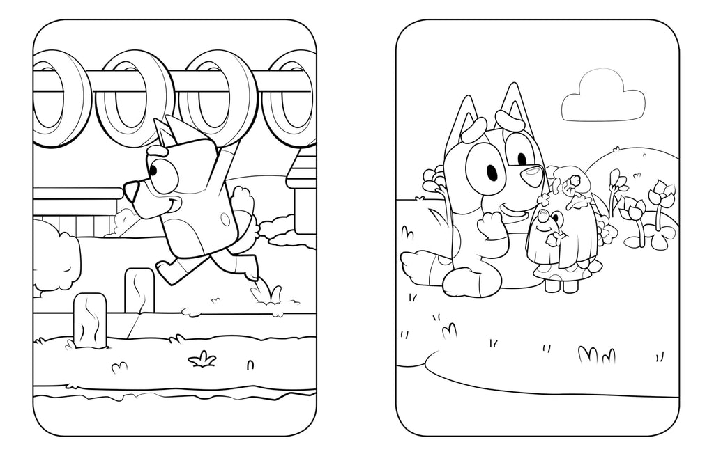 Bluey: Big Backyard: A Coloring Book