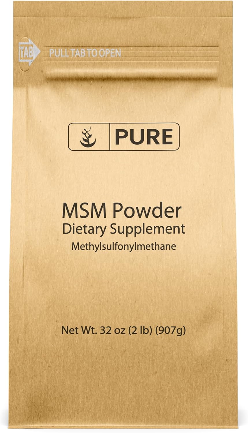 Methylsulfonylmethane MSM Powder (2 lbs), Always Pure, Natural Sulfur Dietary Supplement
