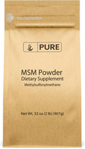 Methylsulfonylmethane MSM Powder (2 lbs), Always Pure, Natural Sulfur Dietary Supplement