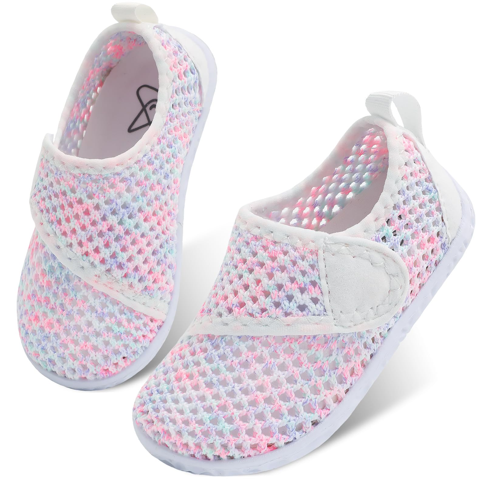 LeIsfIt Toddler Water Shoes Boys Girls Barefoot Aqua Socks Kids Breathable Quick-Dry Swim Shoes for Beach Pool Surf