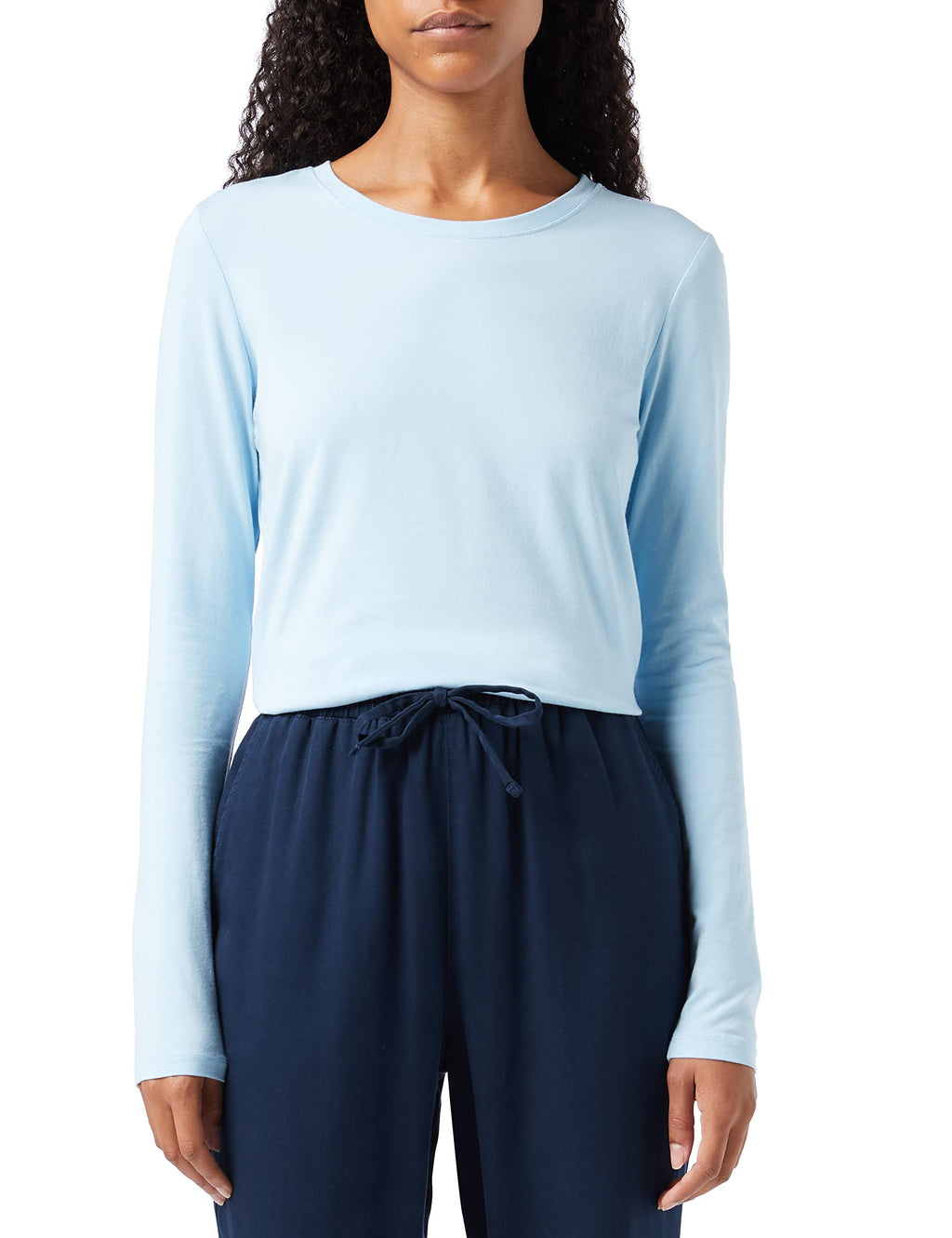Amazon Essentials Women's Regular-Fit Long-Sleeve Crewneck T-Shirt (Available in Plus Size)