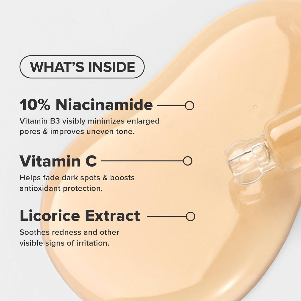 Paula's Choice BOOST 10% Niacinamide Face Serum Booster, Facial Serum with Vitamin B3, Vitamin C & Licorice Extract Serum, Pore Minimizer, All Skin Types, Fragrance-Free, 0.67oz