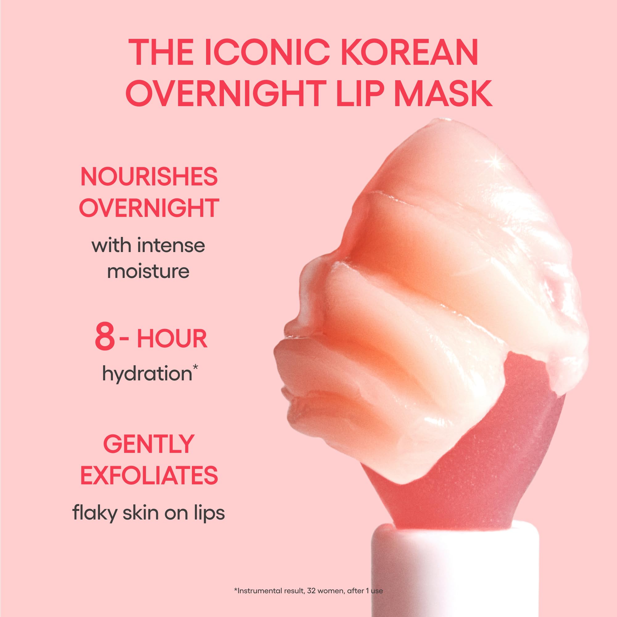 LANEIGE Lip Sleeping Mask: Nourish, Hydrate, Vitamin C, Murumuru & Shea Butter, Antioxidants, Flaky, Dry Lips