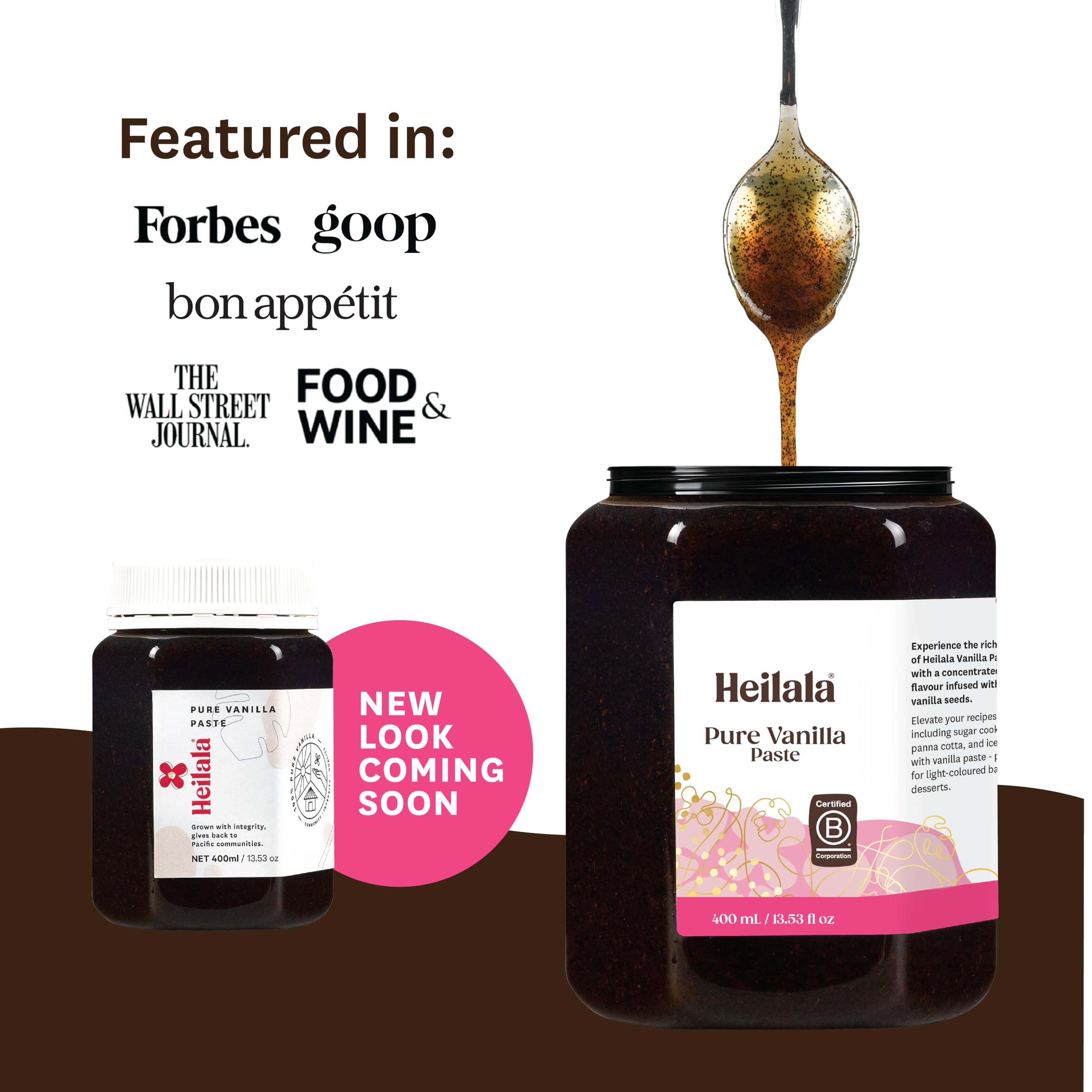 Vanilla Bean Paste with Gift Box - Giftable Vanilla Paste from Heilala Vanilla, Perfect for Friends, Family or the Chef in your Life Using Sustainably and Ethically Sourced Vanilla Beans - 2.29 oz