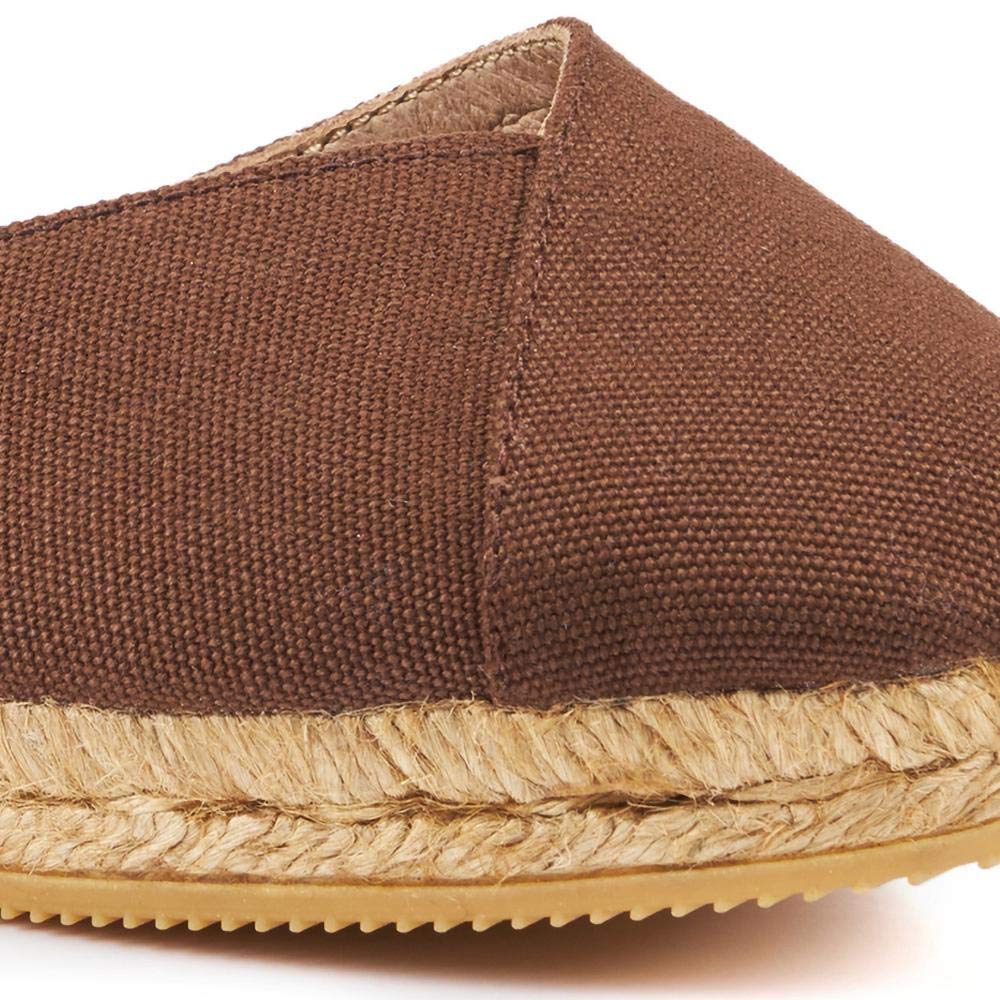 Viscata Pubol Espadrille Canvas Low Wedges with Ankle Strap Spain Handmade 2” Heel Women's Sandals with Breathable Organic Cotton Canvas and 100% Natural Jute for all Occasions: Casual, Work, Party