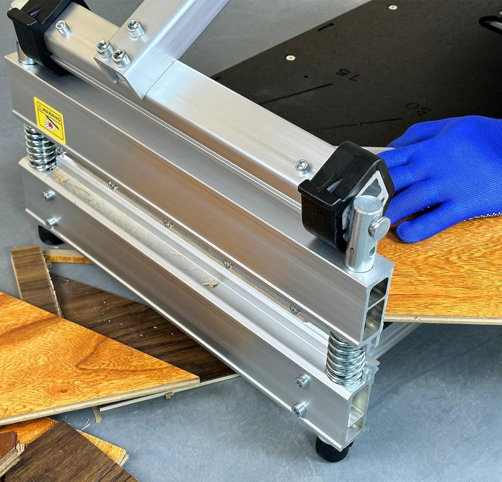 Heavy Duty Laminate/Vinyl Plank Cutter 13"; Instant 15/30/45 Angles to Cut Laminate, All Vinyl Planks, Engineer Wood, Siding & More in Just 1 Step; Super Cost-effective for Thanksgiving！