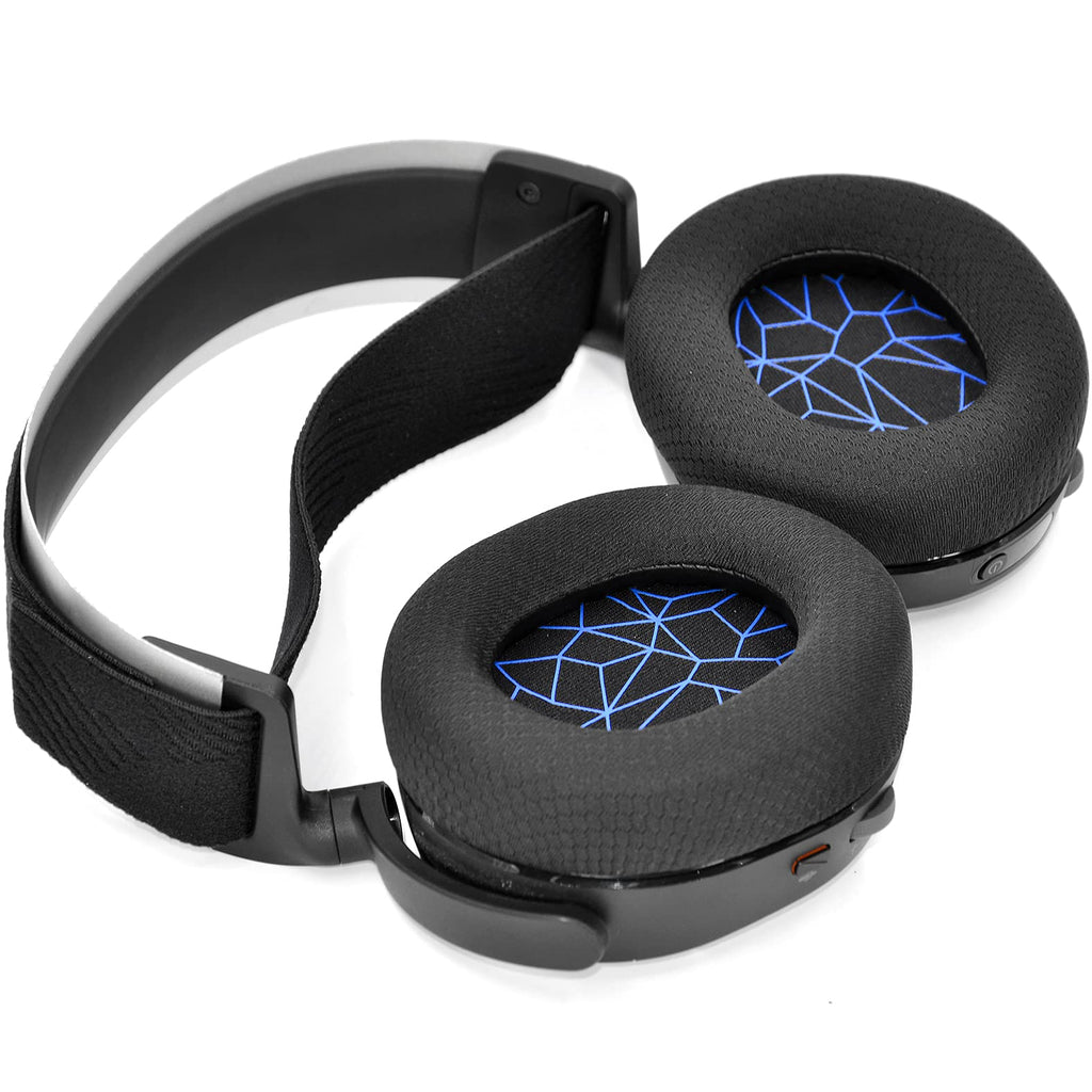 Arctis 3/5 / 7/9 Replacement Black Fabric Ear Pads Cushion Compatible with SteelSeries Arctis 3 / Arctis 5 / Arctis 7 Arctis 9 / Arctis 1 / Arctis pro Lossless Wireless Gaming Headset Headphone