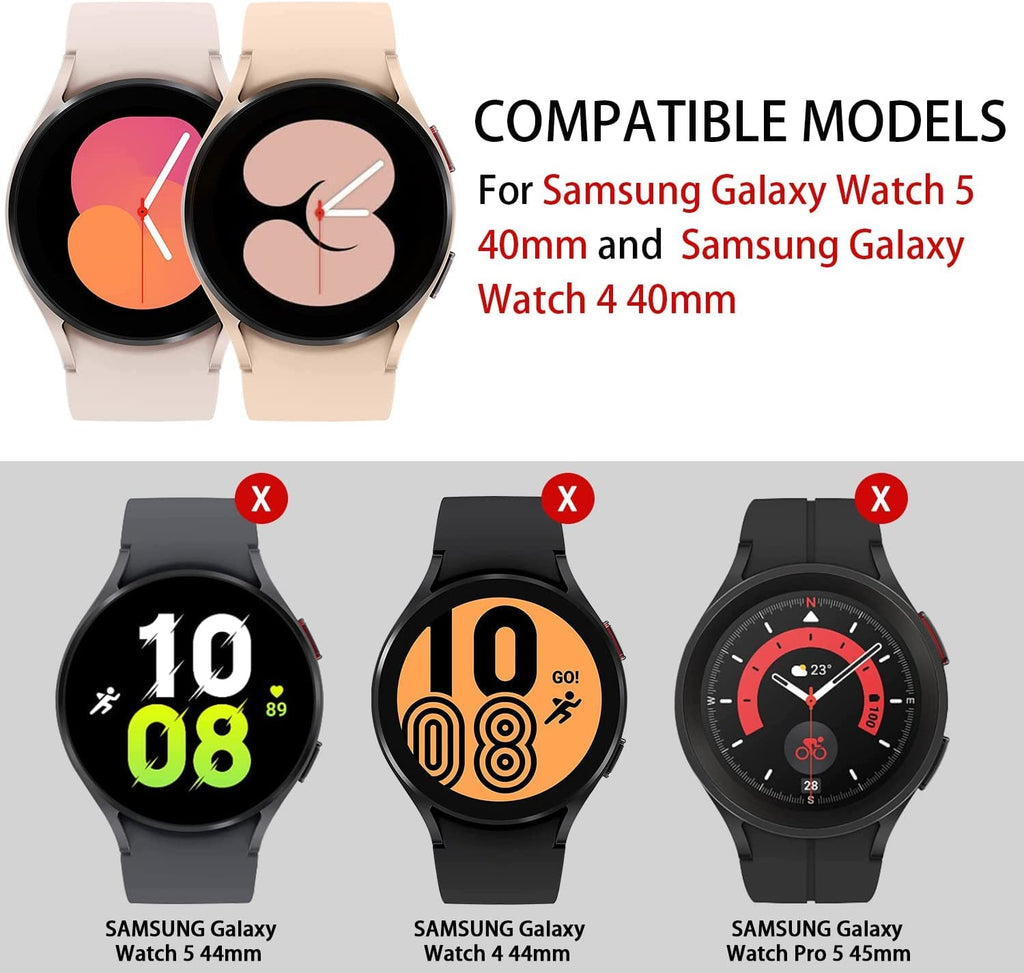 Suoman 4-Pack for Samsung Galaxy Watch 4 Classic 46mm Tempered Glass Screen Protector for Galaxy Watch 4 Classic 46mm Smartwatch [2.5D 9H Hardness] [Anti-Scratch]