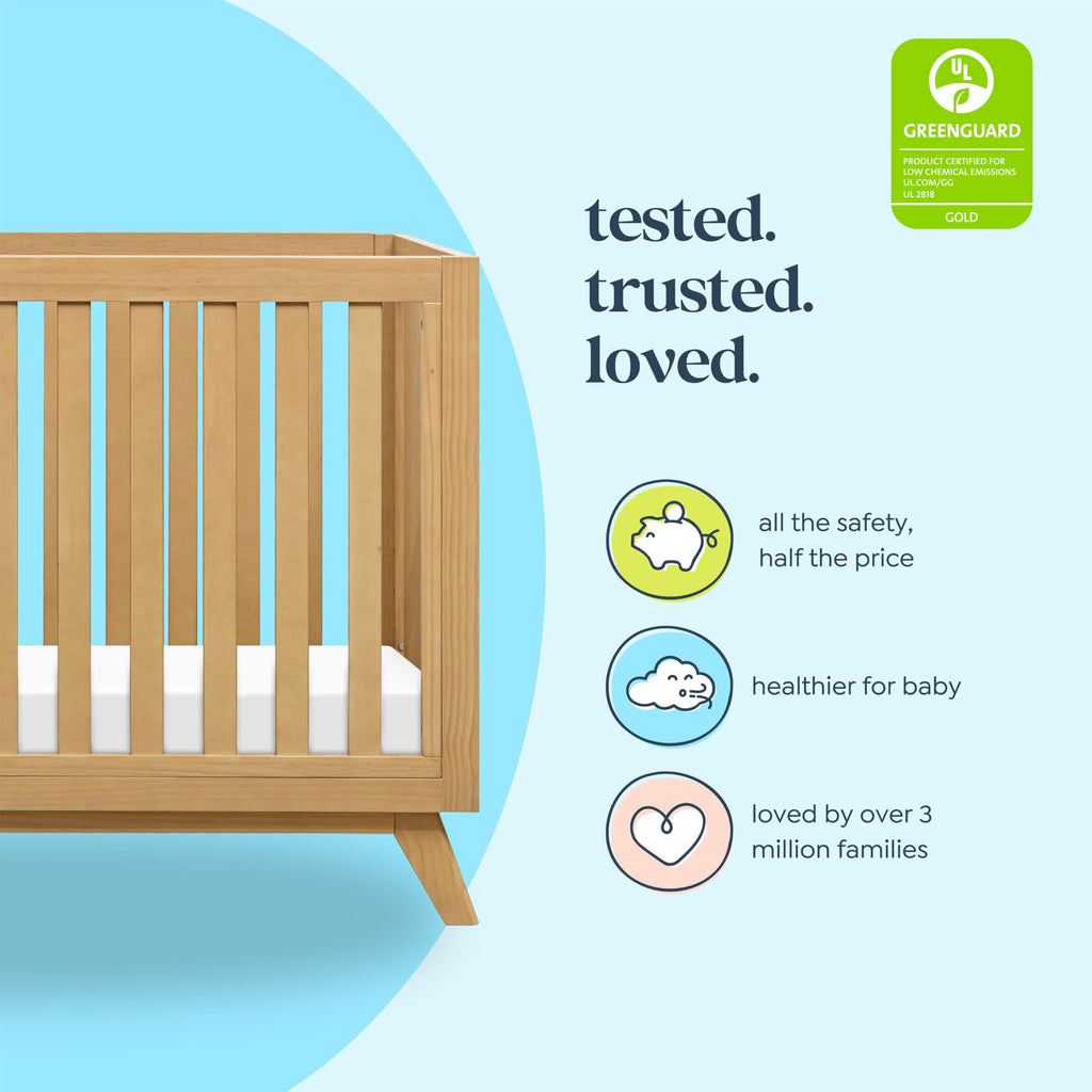 Davinci Otto 3-in-1 Convertible Crib in Walnut, Greenguard Gold Certified