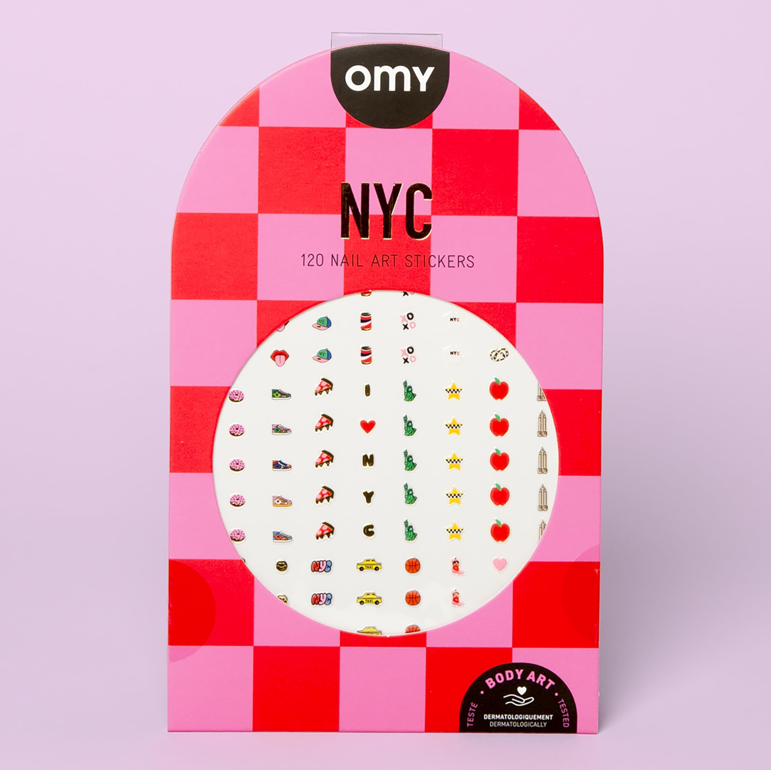 Omy Friends & Animals Nail Stickers for Kids - 200 Stickers, Waterproof, Durable, Fun, Creative Designs | Strong Enough to Last Through Hand Washing - Easy to Apply, Safe, Non-Toxic | Age 3 and Up