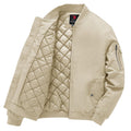 Gopune Men's Windproof Bomber Jacket Warm Water Resistant Windbreaker Winter Outwear Quilted Jackets Coats