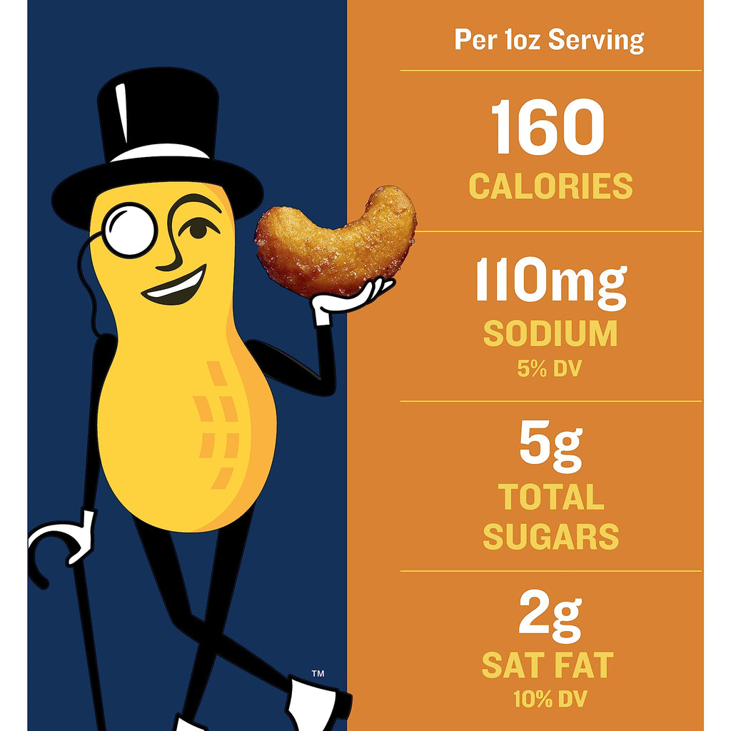 PLANTERS Deluxe Lightly Salted Whole Cashews, 18.25 oz. Resealable Container - Lightly Salted Cashews & Lightly Salted Nuts - Snacks for Adults & Kids - Vegan Snacks, Kosher