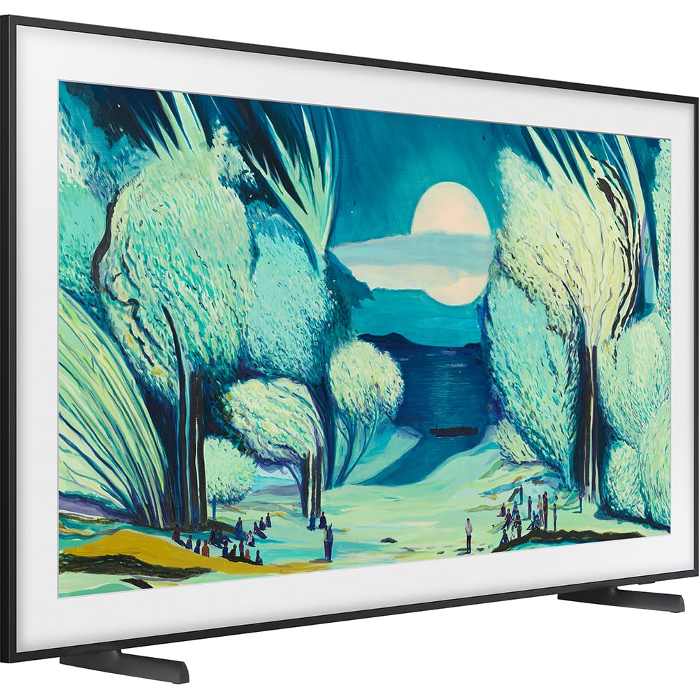 Samsung QN50LS03FA 50" The Frame QLED 4K AI TV (2025) Bundle with Modern Brown Bezel, CPS 26 Month Protection, Slim Flat Mount, 2X HDMI Cables & Deco Gear Complete Home Theater Beginner's Guidebook