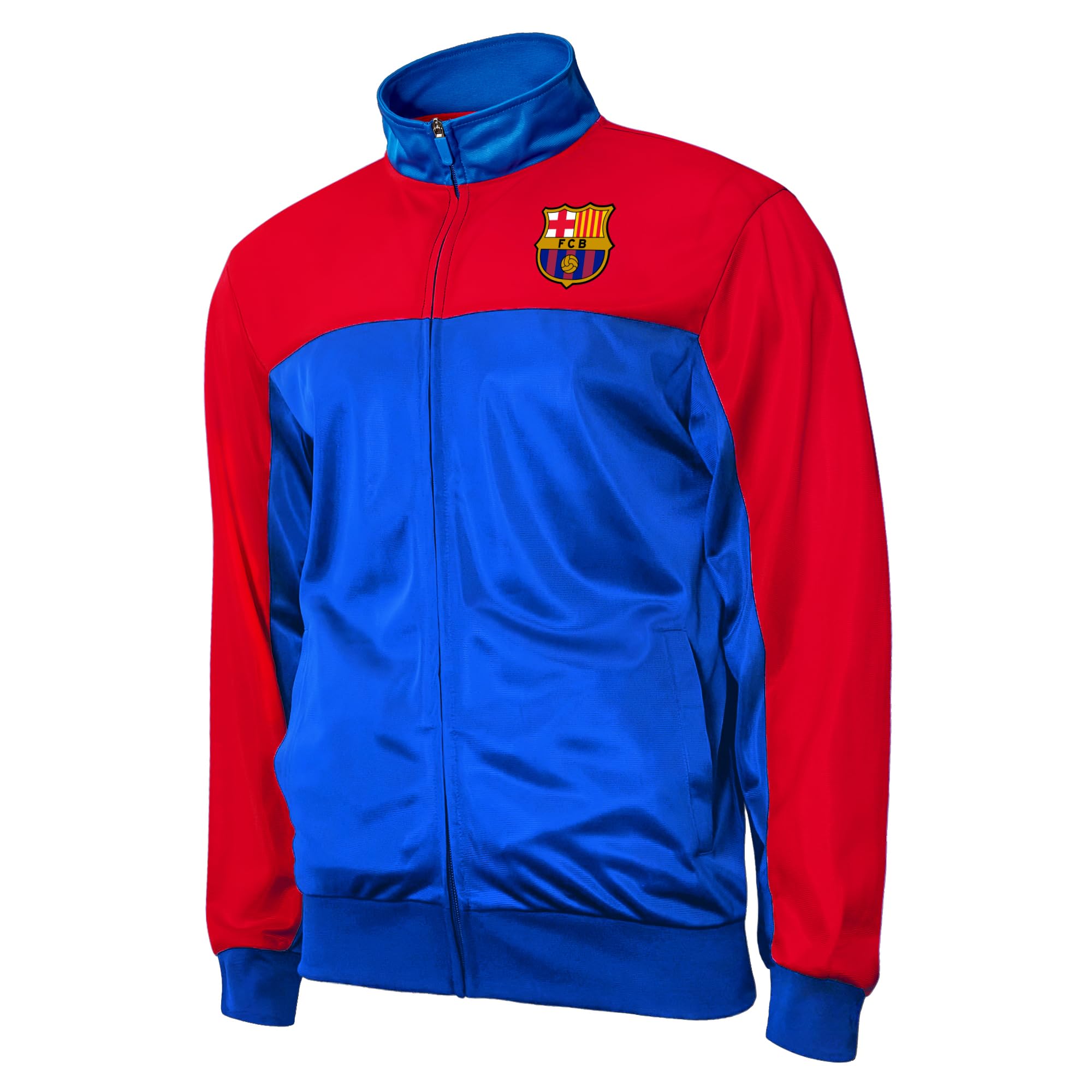 Icon Sports Officially Licensed FC Barcelona Soccer Track Jacket - Unisex Adult
