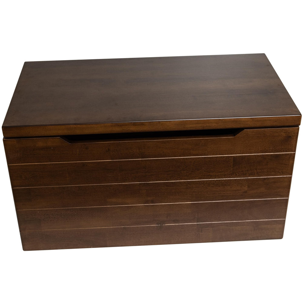 eHemco Heavy-duty Water Hyacinth Wicker Storage Trunk with Metal Frame, 30 by 17.5 by 17.5 Inches, Brown Wash