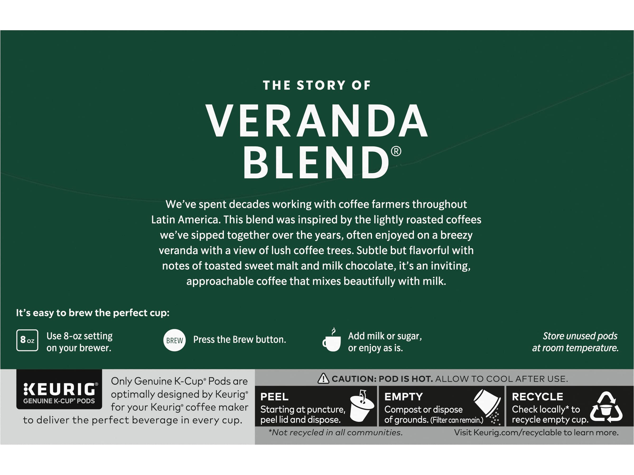 Starbucks K-Cup Coffee Pods, Starbucks Blonde Espresso Roast Hot or Iced Coffee, 22 Keurig Pods