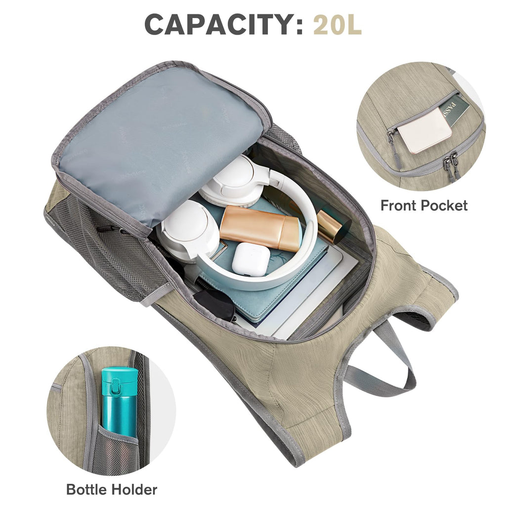 G4Free 10L/15L Hiking Backpack Lightweight Packable Hiking Daypack Small Travel Outdoor Foldable Shoulder Bag