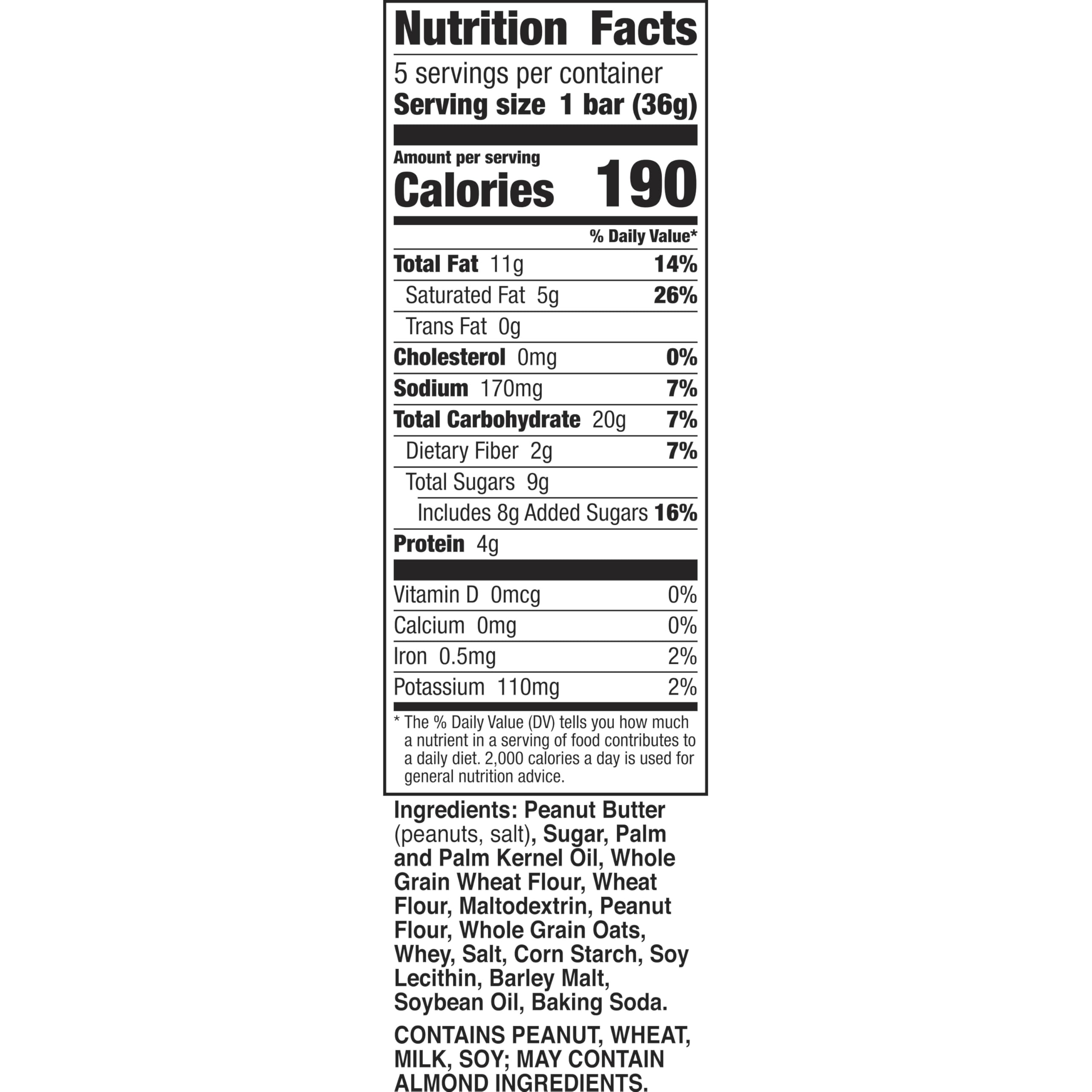 Nature Valley Crispy Creamy Wafer Bars, Blueberry, Whole Grain, 5 Bars, 6.5 oz